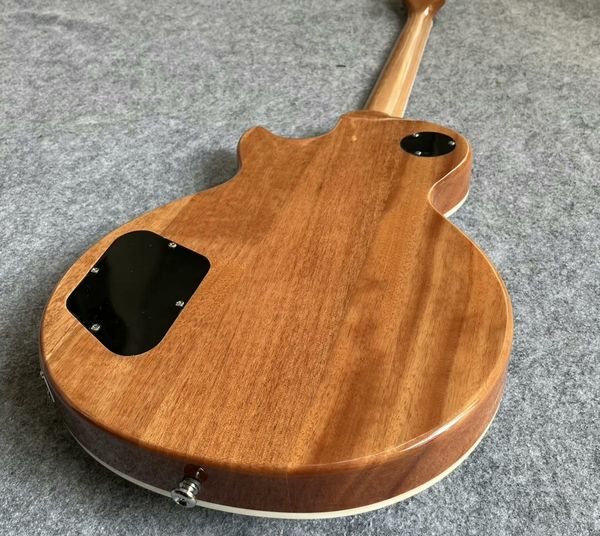 

Blue-White Gradient Guitar: Wood Grain Texture, Dual Humbuckers & Metallic Edge