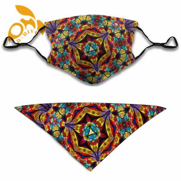 new Mask+Dog Scarf polyester lightweight and breathable