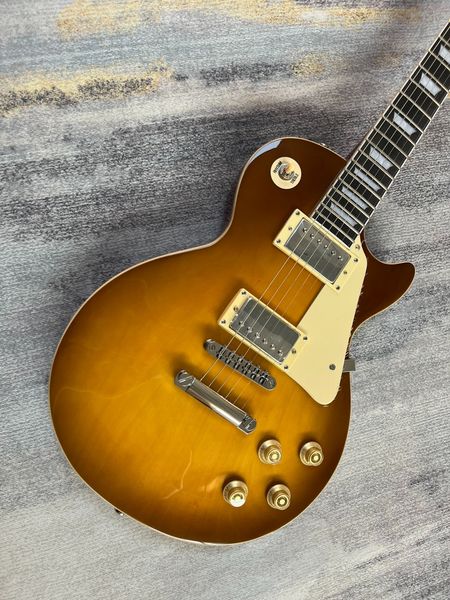 

Vintage Sunburst Single-Cut - Flame Maple Top, 2x Humbuckers & Pro Sustain Bridge