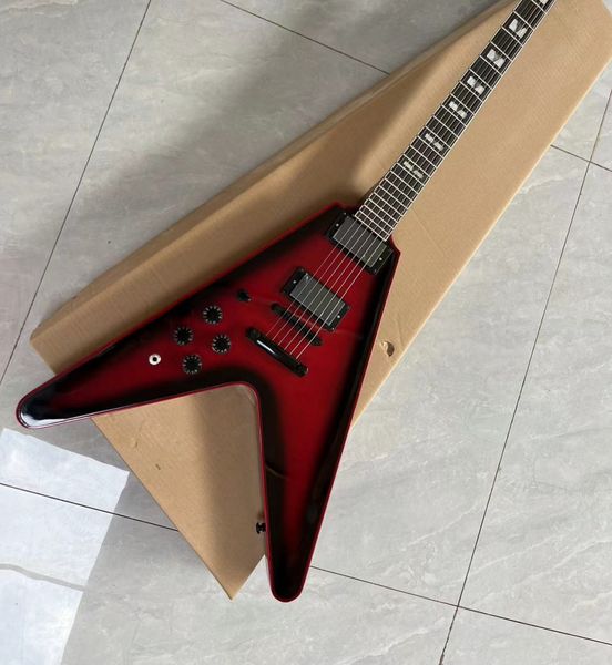 

Blood Gradient V Guitar - Dual Humbucker Fury & Locking Tremolo Stability