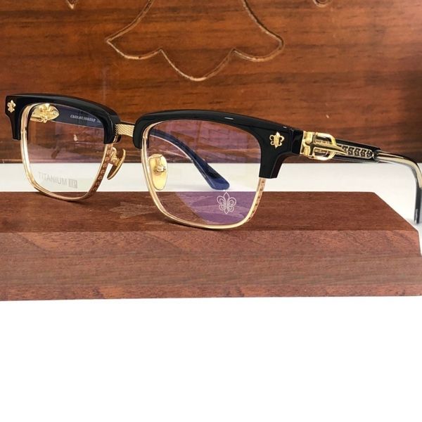 Titanium Acetate Fashion Eyeglasses Frame Men Square Retro High Quality Glasses Frame Women Korea Luxury Brand Designer Eyewear