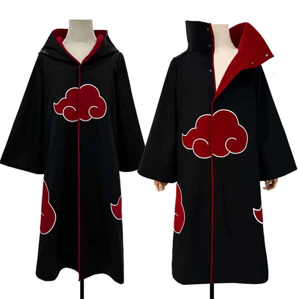 Anime Itachi Uchiha Sasuke Cosplay Costume Embroidery Hawk Team Cloak Pain Konan Sasori Christmas