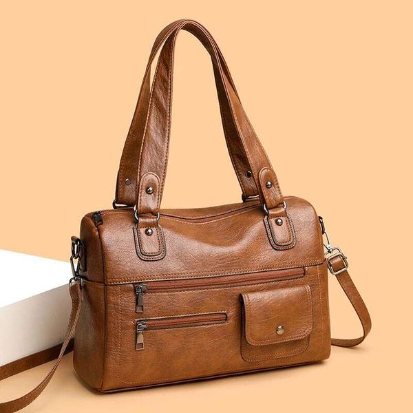 

New bag for autumn and winter 2025 large capacity A4 handbag fashionable temperament tote style stylish shoulder bag high aesthetic value, Black