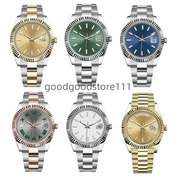 

Mens designer watch Wholesale Classic design, high - quality movement. Available in 36mm and 41mm. Full stainless steel, luminous, waterproof., Colour16
