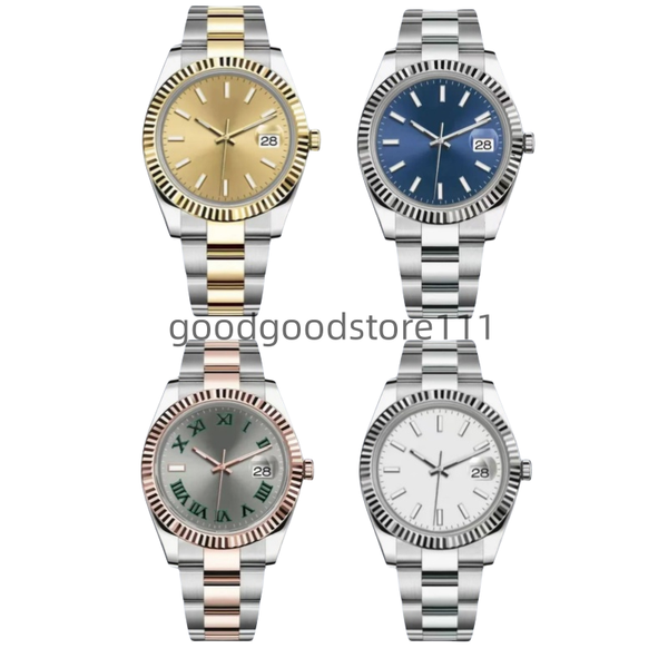 

Luxury automatic mechanical watches. Classic design, high quality movement. Available in 36mm and 41mm. Full stainless steel luminous waterproof Wholesale watch, Colour16