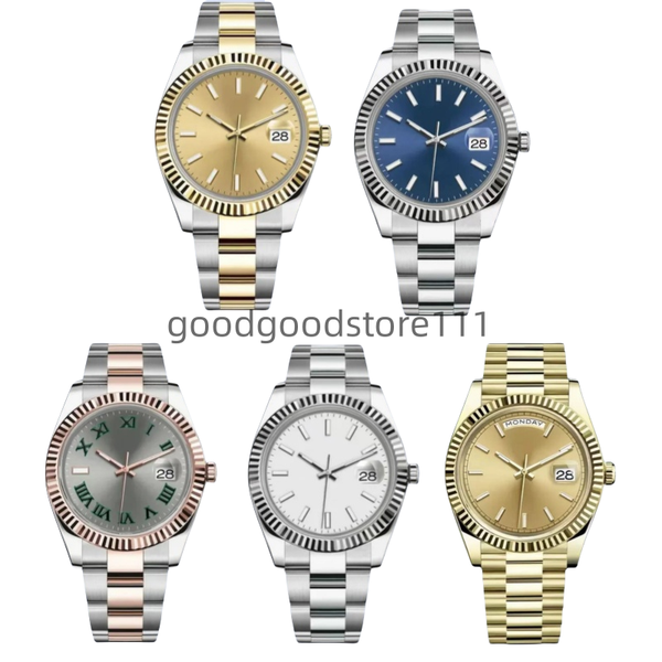 

Automatico watch Wholesale Classic design high quality movement Available in 36mm and 41mm Full stainless steel luminous waterproof Mens automatic watch, Colour10