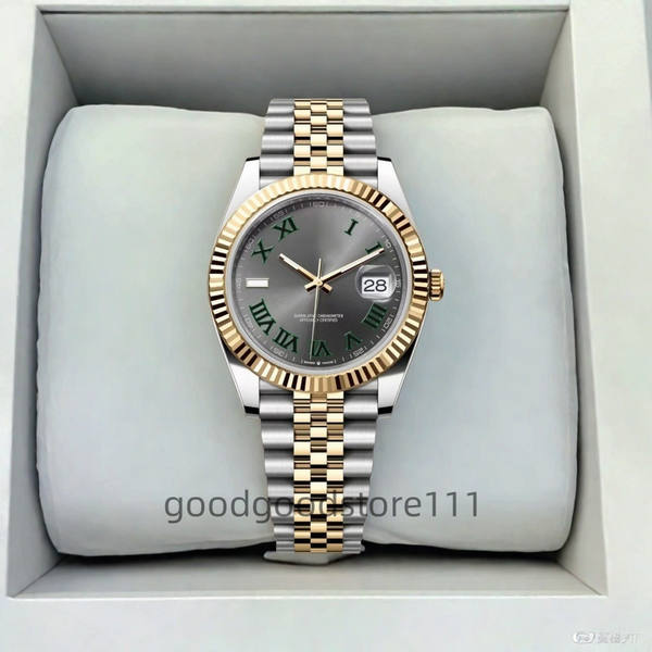 

Automatic mens luxury watch 36/41MM Full Stainless steel Luminous Waterproof gold Women Watch Couples Style Classic Wristwatches Wholesale Montre, Color 4