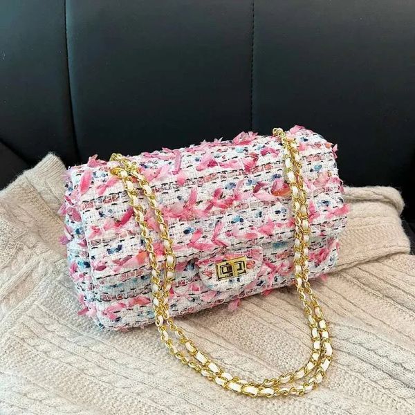 

Fashion Small Canvas Chain Shoulder High Quality Ladies Crossbody Bags For Women Casual Female Handbags Messenger Bag, Green