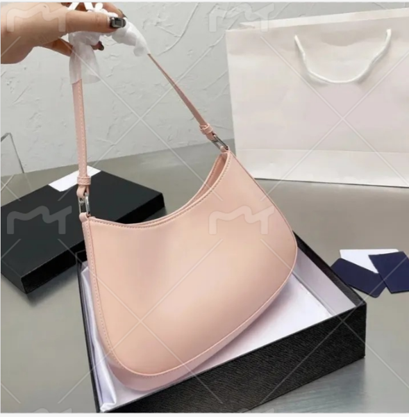 

Designer Women Cleo handbags Shoulder Bag 5a Quality Leather Classic Underarm Bags Fashion Lady 2024 fashion crescent bag Hobo Totes., Blue