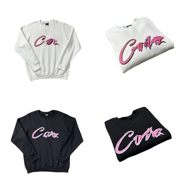 

Pink Letter Logo Printed Sweatshirt 2 colors, Black