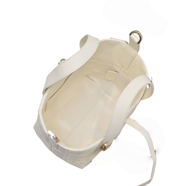 

Designer Handbag Half Button Shoulder Series Women's Handbag High Beauty Handbag Wallet Underarm Bag Free Shipping, White