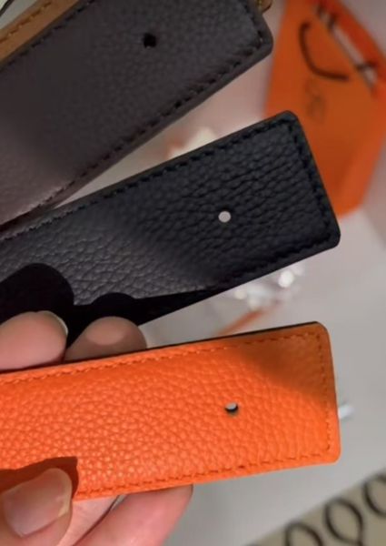 

Designer men's belt classic women's black standard length golden letters high-quality leather fashionable belt, Style36