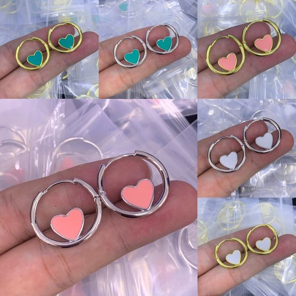 

Elegant Heart Stud Earrings: Sterling Silver Stud Earrings for Women, Small Stainless Steel Accents, 18k Gold/Silver Tone, Lightweight for Daily Use