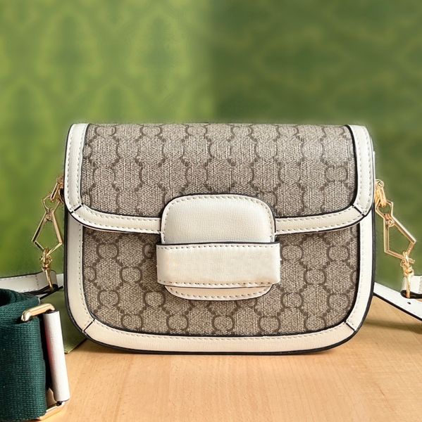 

Designer Bag Shoulder Bag Designer Crossbody Cross Body Womens Purse High Quality Genuine Leather Flap Two Strap Luxury Handbag Handbags Designer Bag Saddle Bag, Multi-color 3