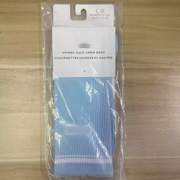 

womens socks designer socks Outdoor sports socks mens wear summer couple yoga long stockings, White-blue stripe