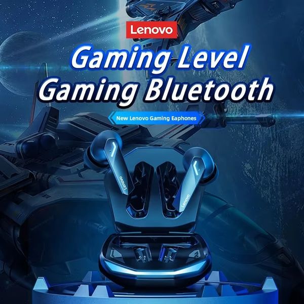 Lenovo GM2 Pro Earphones Bluetooth 5.3 Wireless Earbuds Low Latency Headphones HD Call Dual Mode Gaming Headset With Mic