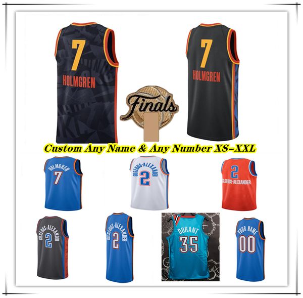 

Printed Basketball Jerseys Shai Gilgeous-Alexander Jalen Williams Chet Holmgren Isaiah Hartenstein Alex Caruso Luguentz Dort Aaron Wiggins Cason Wallace Youth, Men blue style
