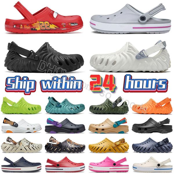 

Designer Women Mens Charms Car Sandal Slides Platform Sandals Famous Slippers Pink All Black Colourful Room House Black White Orange Purple Grey Blue Yellow Shoes xx, Red