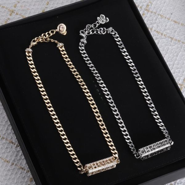 

Designer Necklaces for Women - Elegant Pendant Necklace with Sparkling Stone, Adjustable Rope Chain Choker, Perfect Gift for Her