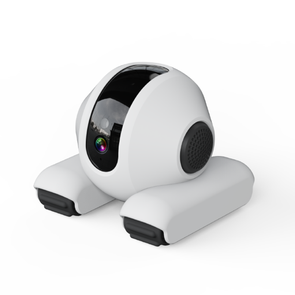 WiFi Remote Toy Car Security Robot Camera Monitor Smart Baby and Pet Monitor with Two-Way Audio Motion Detection 360° 24H Recording App Control For pets and Baby
