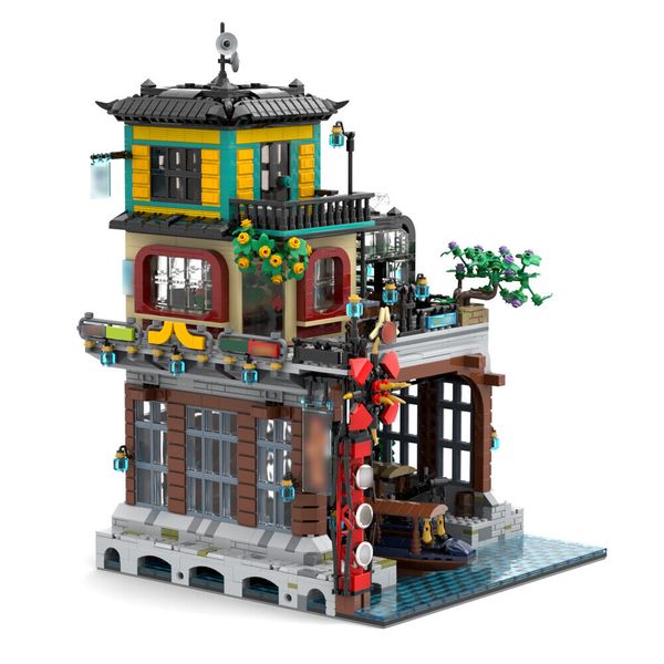 Ninjago City Building Blocks Expansion Bricks Toys for 70620 70657 71741 71799