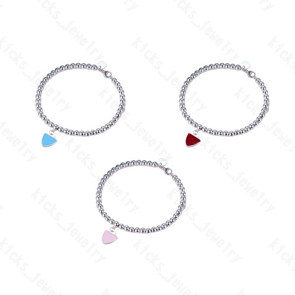 

Triangle heart bracelet designer bracelet 925 silver daily wear birthday wedding gift Women's Bracelets