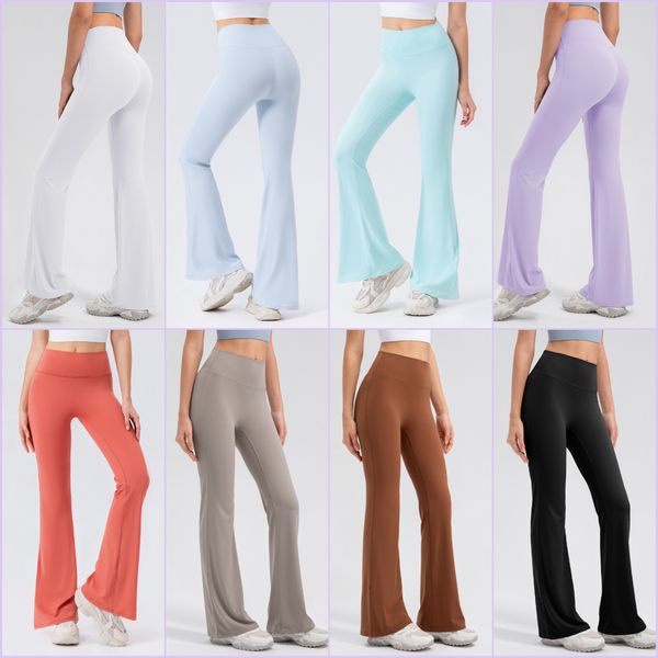 

Align High-Rise Mini-Flare Pant Tall yoga flare pants Solid Color Nude Sports Shaping Waist Tight Flared Fitness Loose Jogging Sportswear Womens Flared Pant, Grayish blue