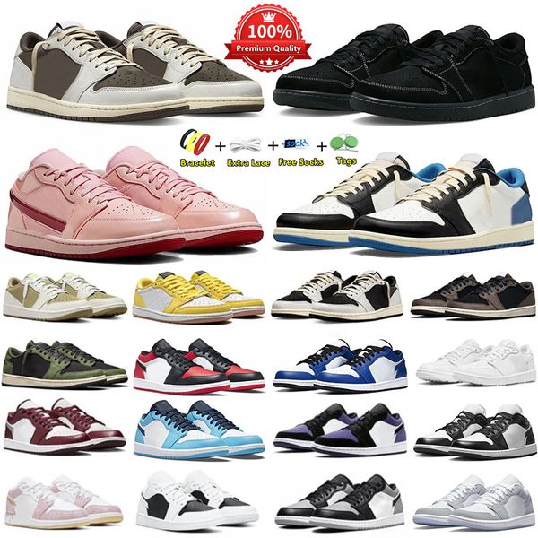 

Designer Basketball Shoes Sport Sneakers Triple Black White Bred Brown Panda University Light Grey Military Blue Shy Pink Shadow Toe Trainers, Color#1