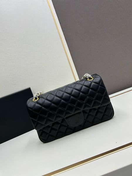 

Fashion Womens Leather Shoulder Bags Party Evening Bags Classic Handbags 23cm 25cm Bags, #4 gold hardware