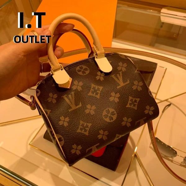 

Designer High Quality Shoulder Quick Purse Boston Tote Mini Nana Spood Pillow Handbag Womens Crossbody Bag Classic Design Floral Make shoulder bag with box 01, #2