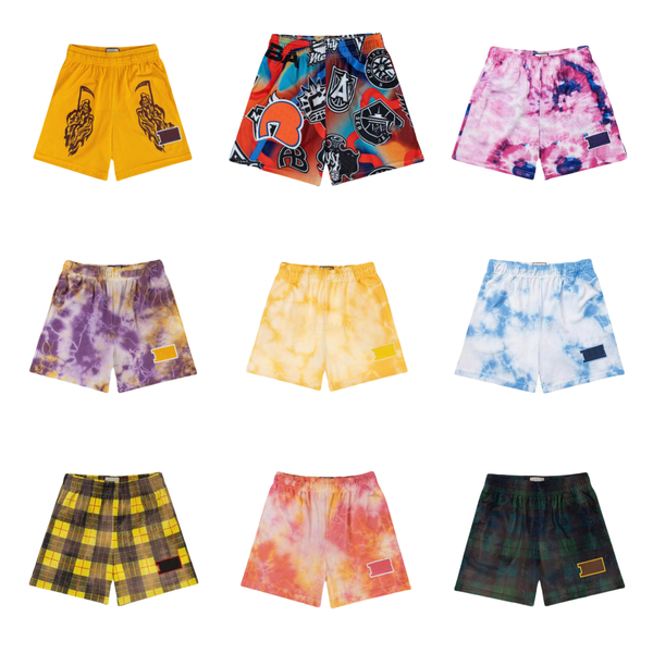 

Designer Mens Cotton Blend Athletic Swim Trunks for Run & Sport Activities, Multi