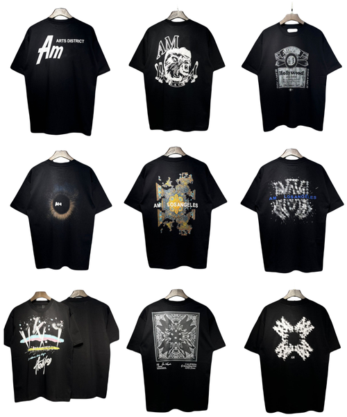 

AM Men's & Women's Unisex Hip-Hop Stylish Cotton Tee, Gray