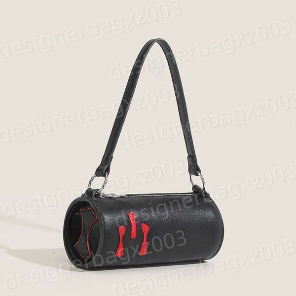 

Shoulder Chrome Bags Womens New Heavy Industry Underarm Pillow Contrast Cross Logo Mesh Red Cylinder Bag Tide Senior Sense High End New Style Mcmbackpack, Socks (contact seller;confirm style)