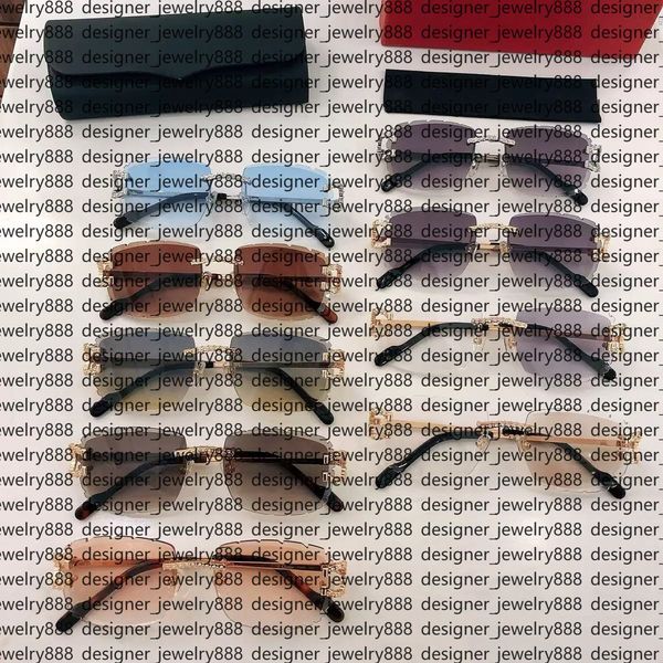 

Luxury Unisex Diamond Eye Protection Glasses Fashionable Design Ideal For Outdoors Designer sunglasses with diamond cut high-quality metal frame