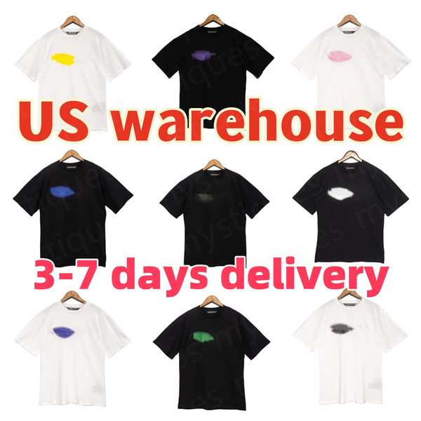 

palms tshirt designer t shirt classic graphic tee mens shirt Vintage printed skull short Fashion clothes Casual streetwear calssic tshirt black shirts, Style9