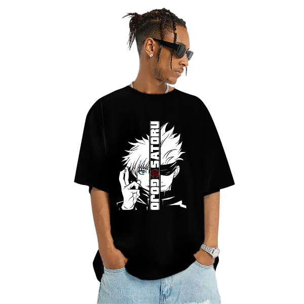 

DIY Customized T Shirts Anime Printing Men Cotton Breathable Hip Hop Street Men Tops Tees Custom Printing Comfortable Tops, Black