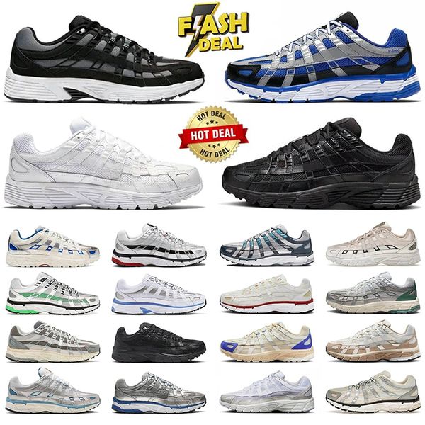 

Designer Running Shoes P6000 trainer P 6000 Men Women Sneakers Metallic Sier Triple Black White Anthracite Grey Outdoor Sports Trainers 36-45, Box