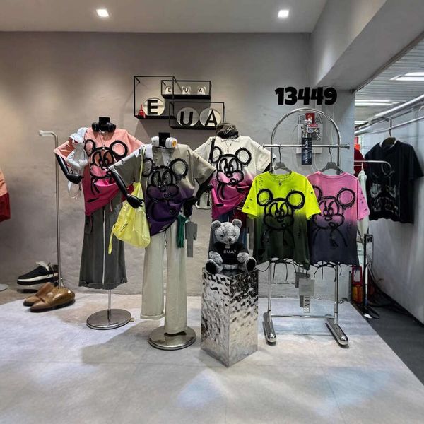 

Plus Size Women's Clothing 1.0-150kg Fat MM Trendy Brand Heavy Craft Multi-Technique Embroidery Sequin T-Shirt Fashion Trend Short Sleeve, White