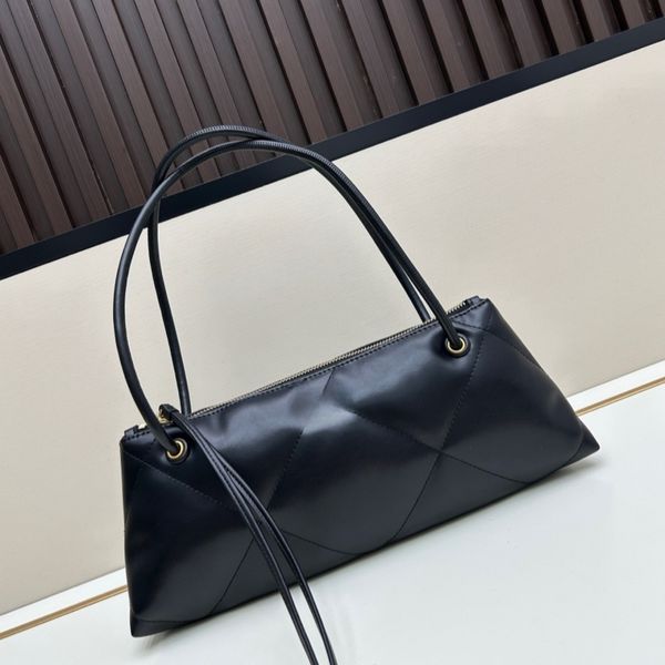 

25 year new leather long diamond shaped bag --T8600, T8600-2