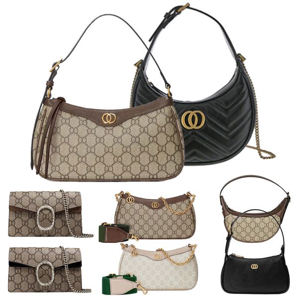 

High Quality Designer Bag Shoulder Bag Handbag Double Letter Shoulder Bag Classic Handbag Womens Premium Wallet Designer Multi Color Chain Bag Mini Wallet Handbag, #-7