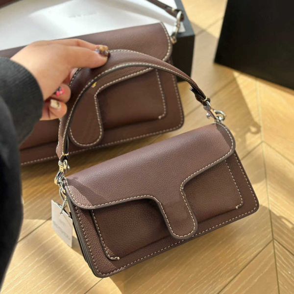 

High Quality Shoulder Lady Designer Women Tote Handbag Purse Leather Baguette Man Crossbody Fashion Envelope Bag 315, Chocolate