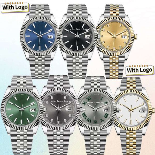 Waterproof Mens Automatic Mechanical Women Watch Couples Style Classic watches high quality movement Watches 31/36/41MM Full Stainless steel Luminous dh