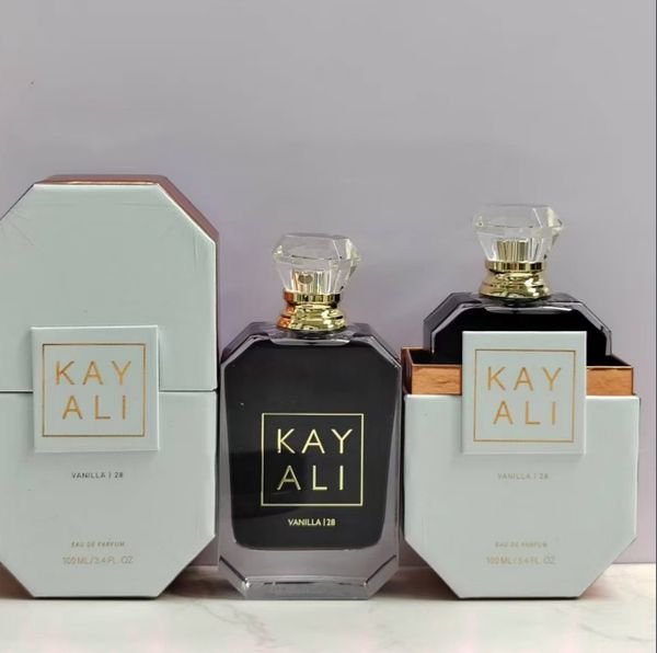 

Kayali Vanilla 28 Perfume 100ml Eau De Parfum Men Woman Fragrance 3.4oz Long Lasting Smell Designer Brand EDP Man Women Neutral Cologne Spray High Quality Fast