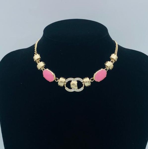 

Luxury Womens Brand Necklace Pearl Choker Crystal Pendant High Quality Designer Chain Necklace Wedding Party Jewelry Accessories Gift with Box