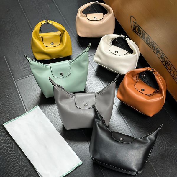

designer bag women Luxury Bag genuine leather Shoulder Bags flip closure exquisite bag shaped handle Multiple colors for summer travel, #6 18x12x18cm