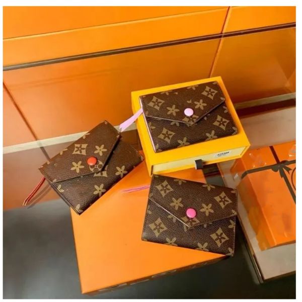 

Fashion Women Clutch Pu Leather Wallet Single Zipper Wallets Lady Ladies Long Classical Purse 45678218 With Box Card, P0