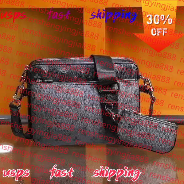 

2025Purses M30830 M69443 Luxury trio outdoor waist bags Designer Women Leather men bum bag Clutch CrossBody Waistpacks belt bag Shoulder fashion, 13#