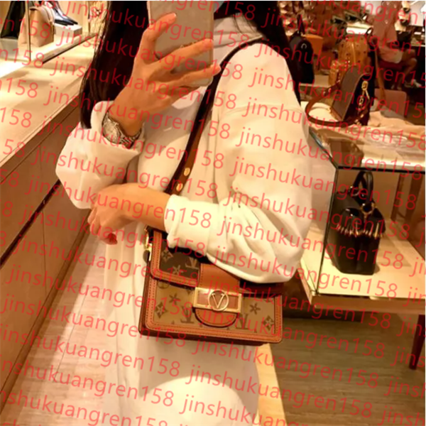 

designer Dauphine fashion bags shoulder women's handbag Top brand Messenger Bag Wallet Purse Crossbody bag, Beige