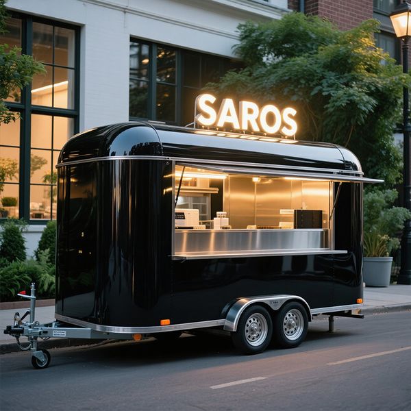 

Eye-Catching Mobile Cafe & Ice Cream Van | Airstream-Inspired Outdoor Food Trailer