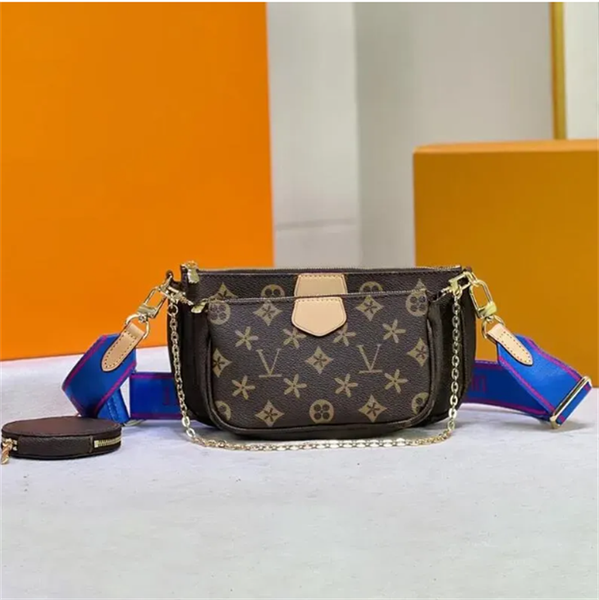 

A High Quality Multi Pochette Accessories Luxury Wallet Mini Crossbody Shoulder Bags Purses Designer Bag Woman Handbag Designers Women Purse Luxurys Handbags 2025, Pink